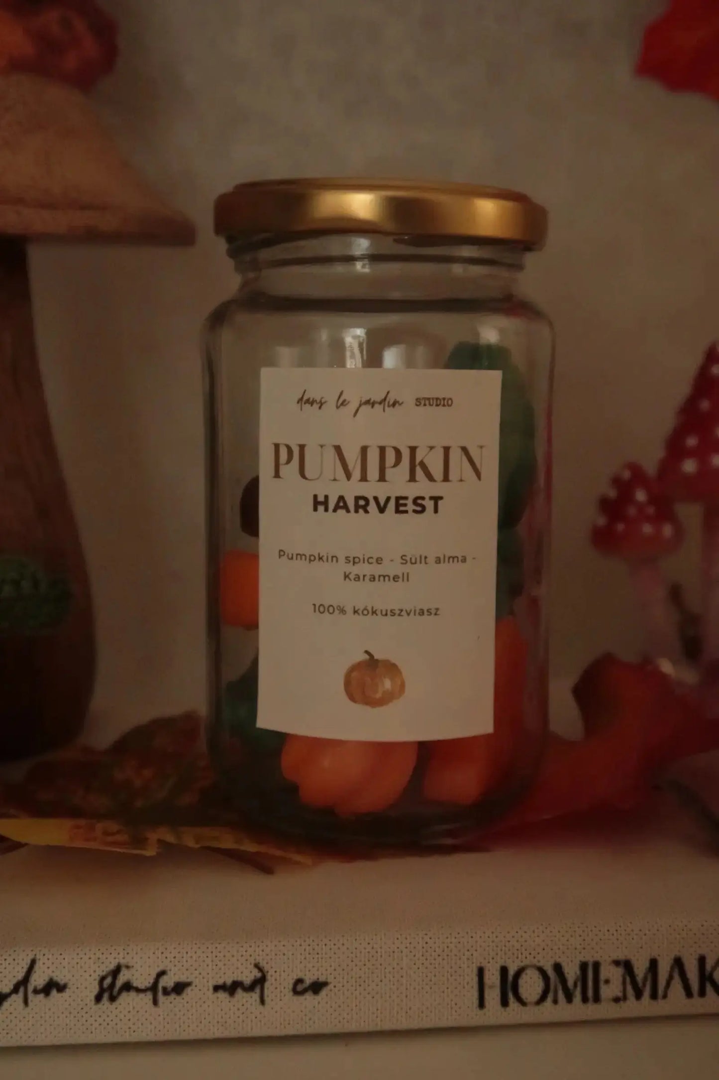 Pumpkin Harvest - Illatviasz kókuszviaszból dans le jardin.