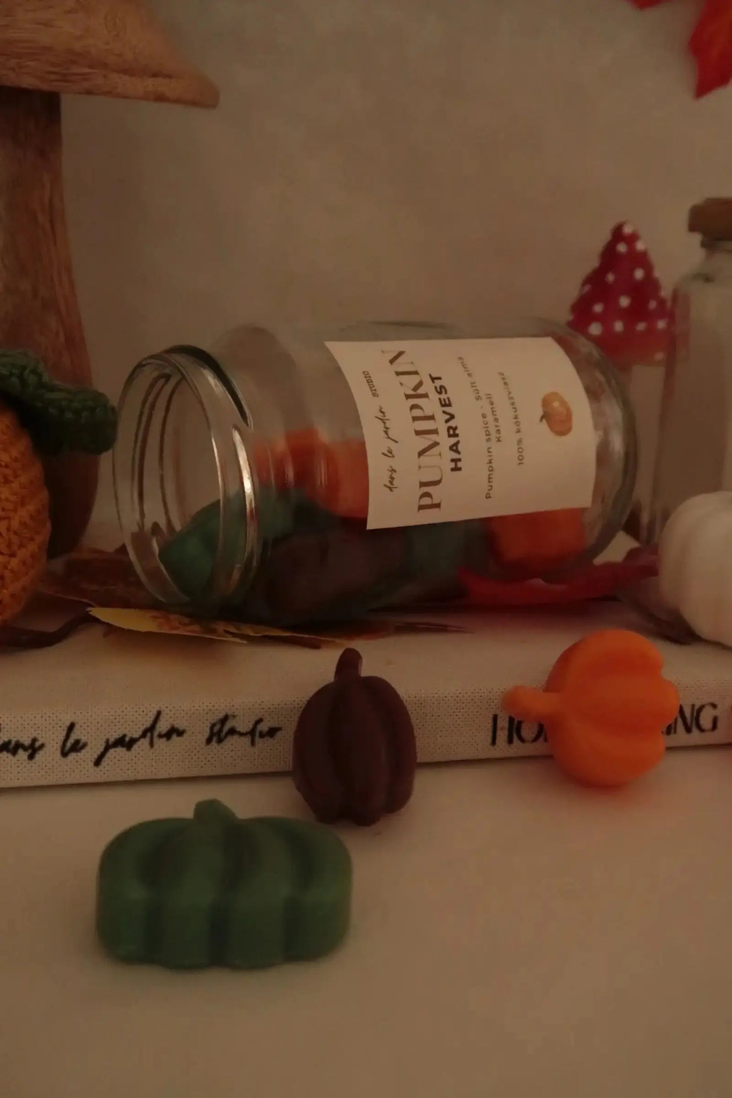 Pumpkin Harvest - Illatviasz kókuszviaszból dans le jardin.