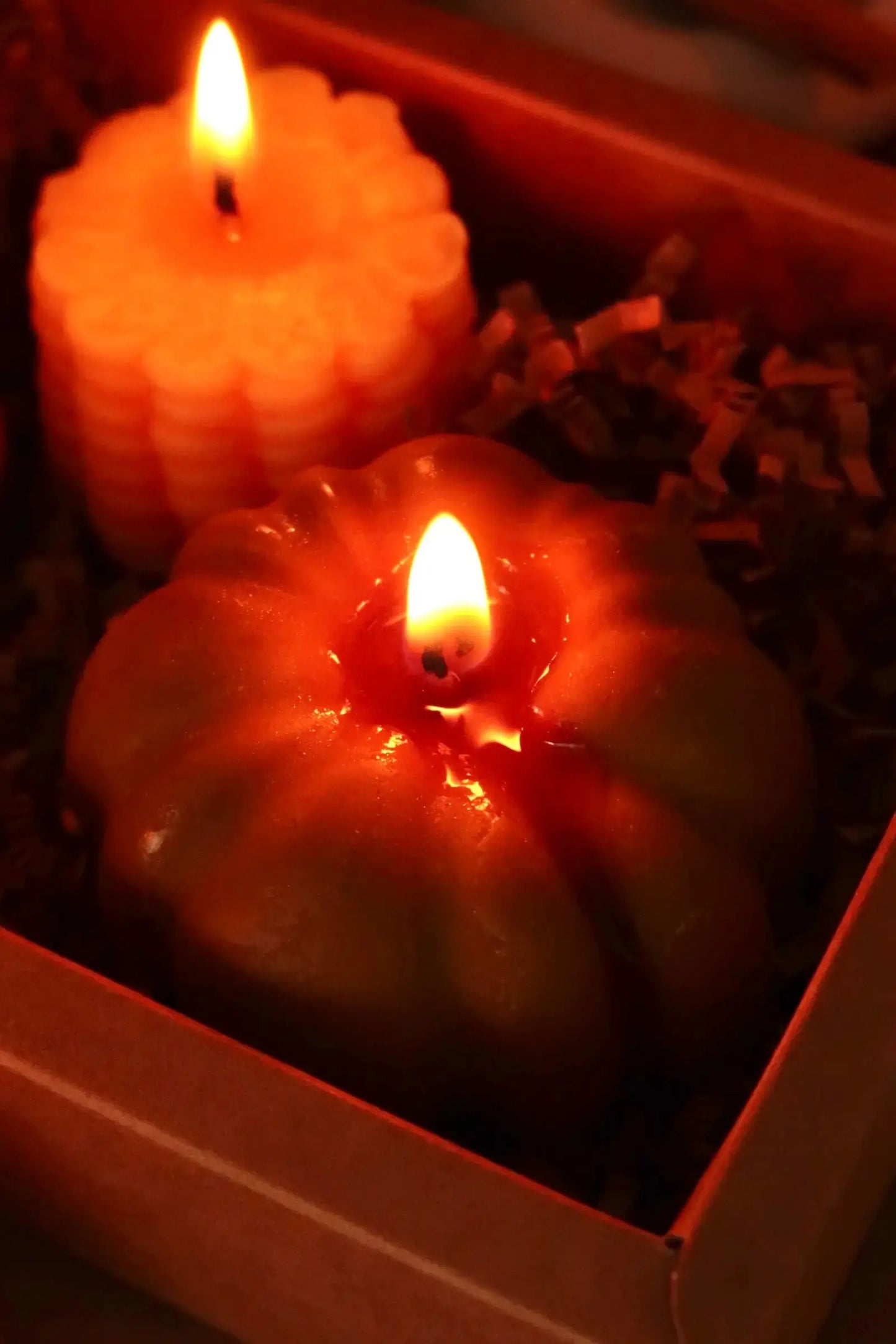 Autumn Box - Szójaviasz gyertya szett dans le jardin.