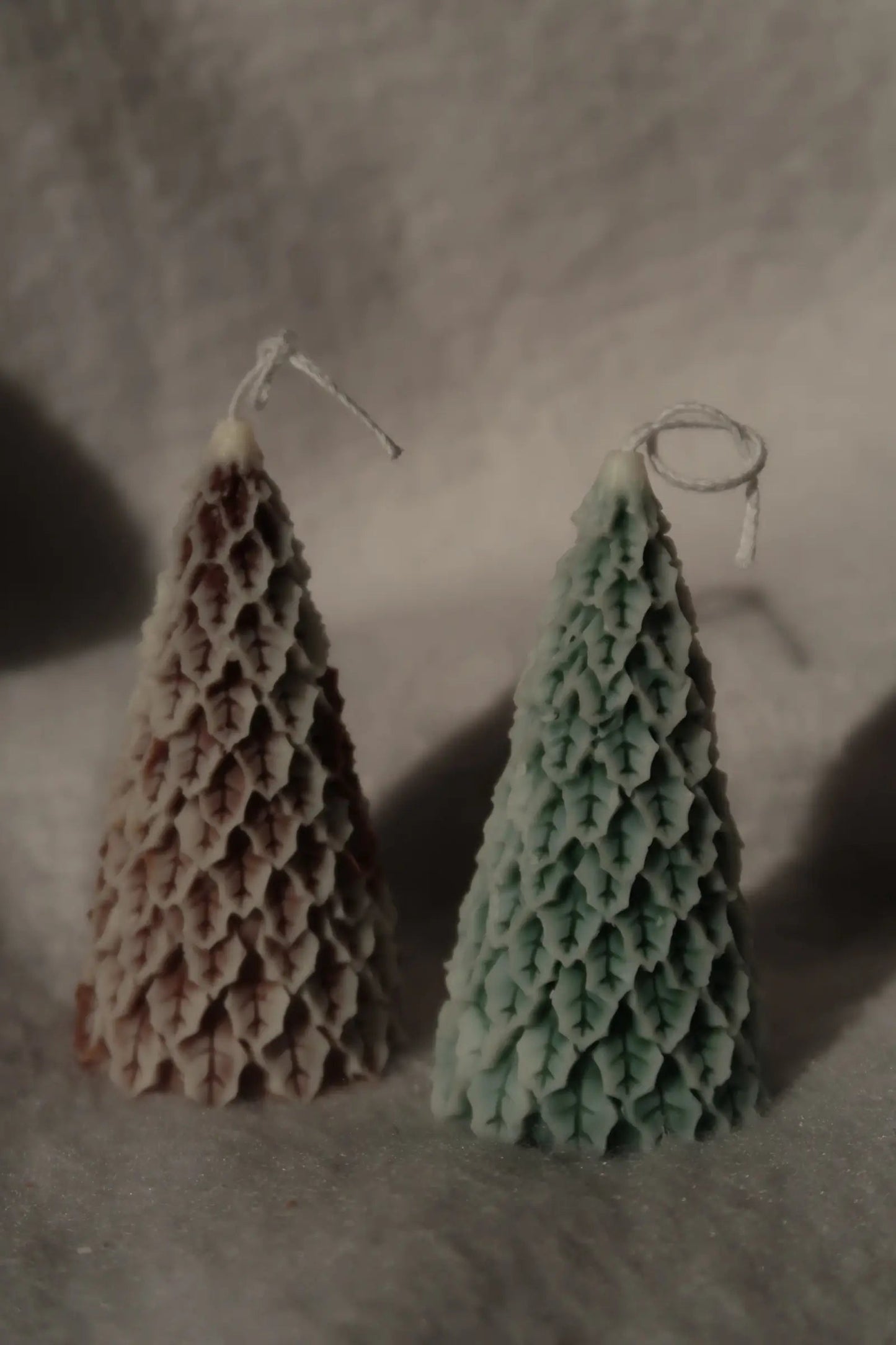 Havas fenyő gyertya dans le jardin.