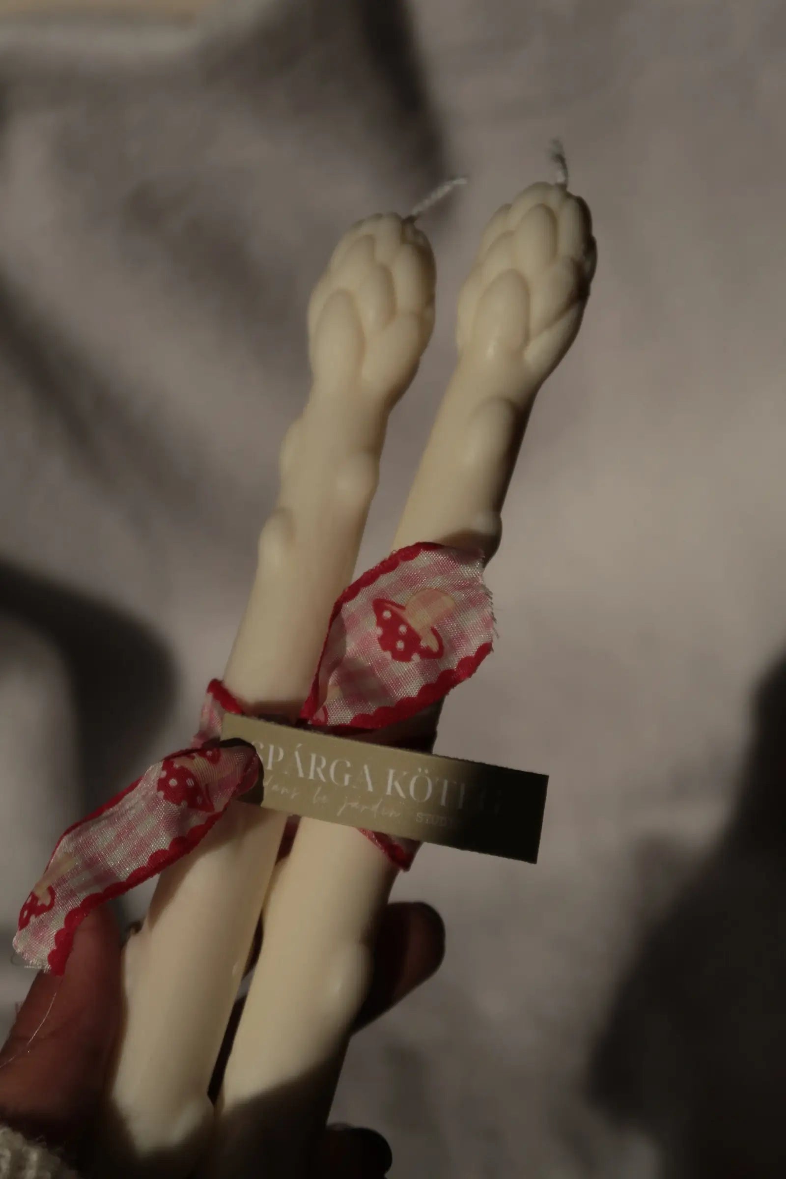 2 db spárga szójaviasz gyertya dans le jardin.