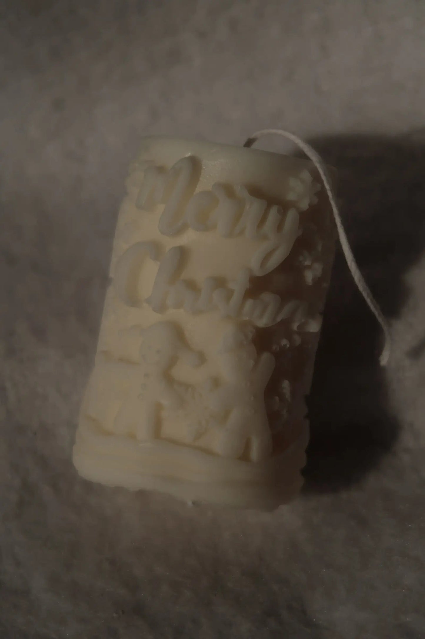 Téli látképes gyertyák dans le jardin.