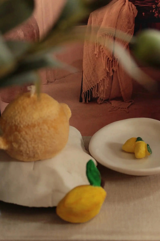 Lemon Amore - Szójaviasz gyertya dans le jardin.