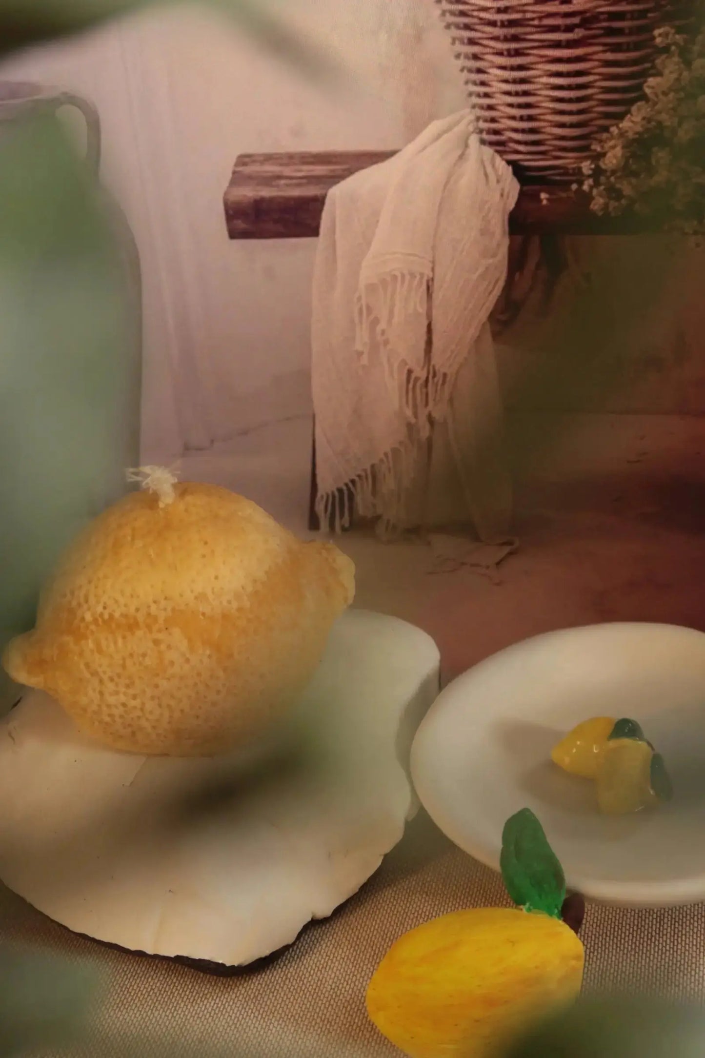 Lemon Amore - Szójaviasz gyertya dans le jardin.