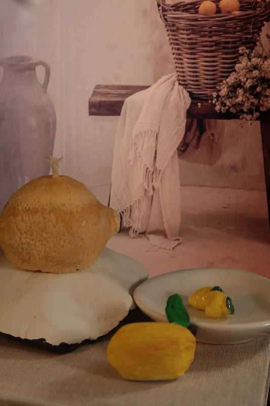 Lemon Amore - Szójaviasz gyertya dans le jardin.