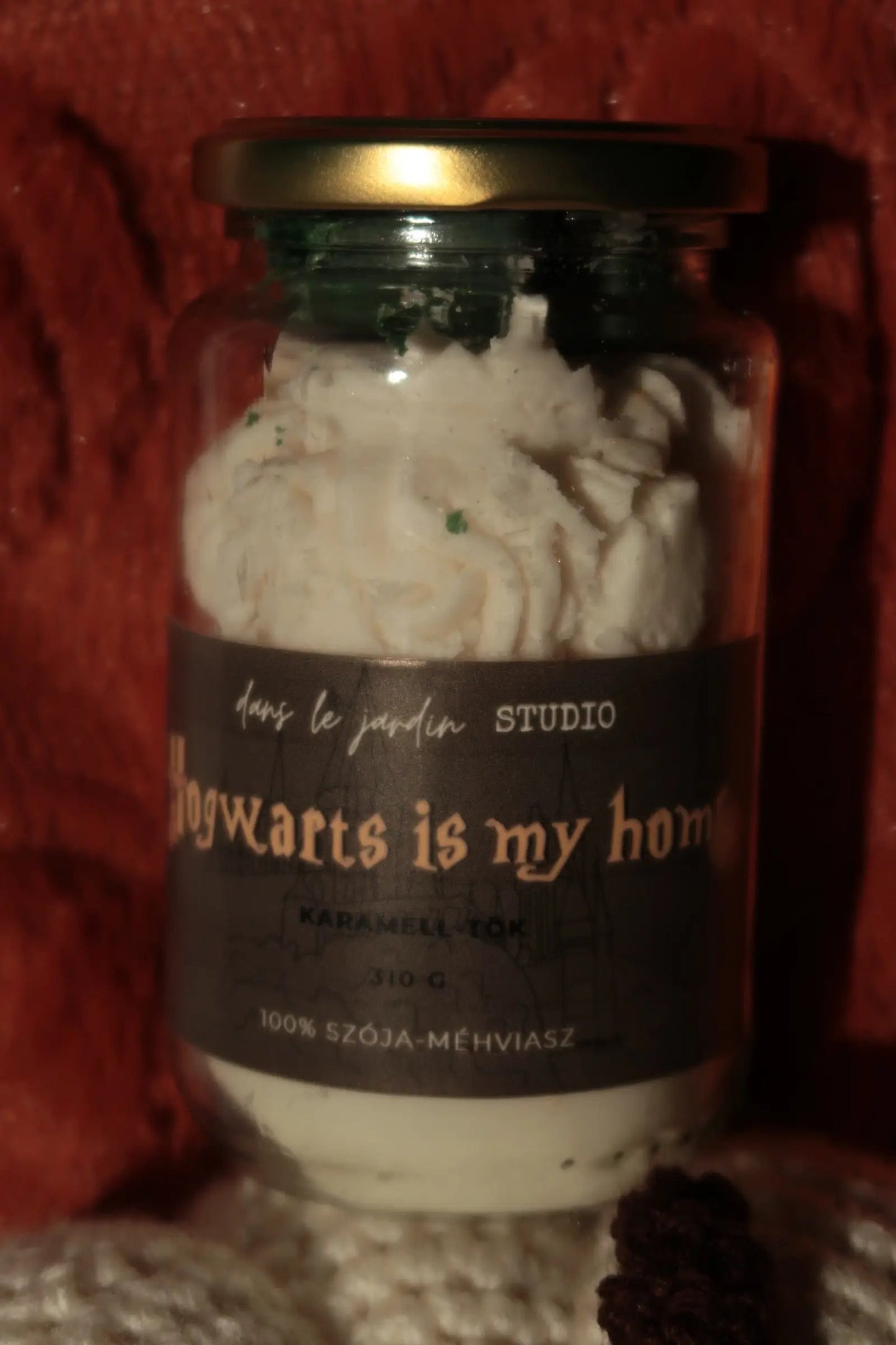 Hogwarts is my home - Tégelyes gyertya dans le jardin.