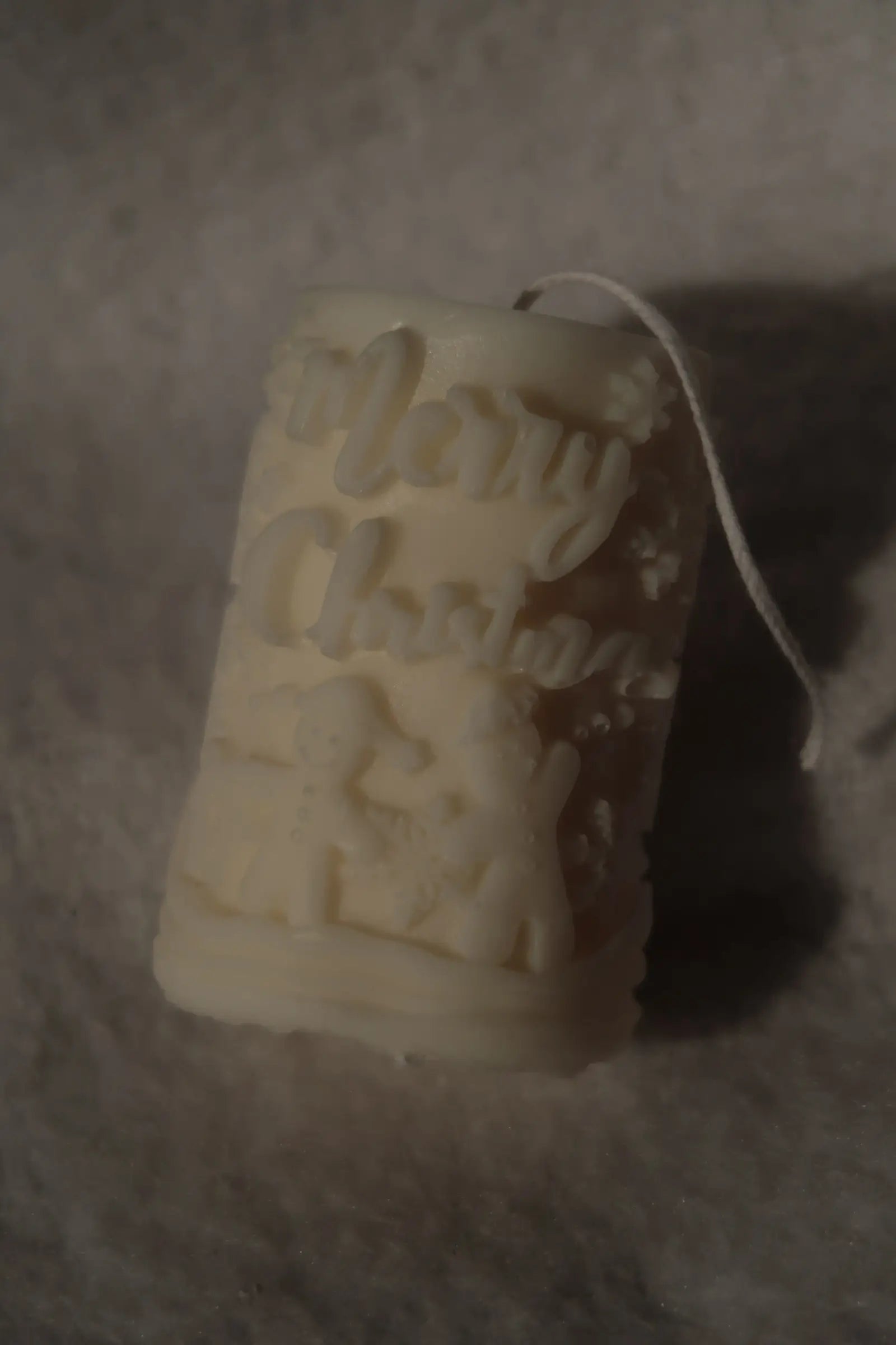 Téli látképes gyertyák dans le jardin.